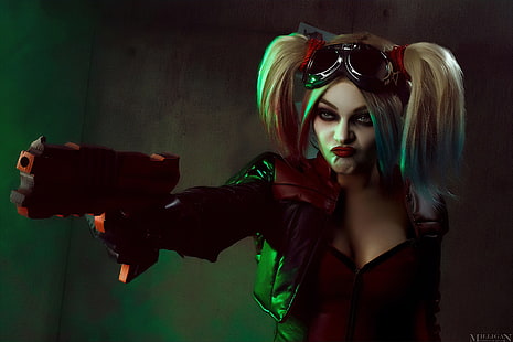  Women, Cosplay, Harley Quinn, Injustice 2, HD wallpaper HD wallpaper