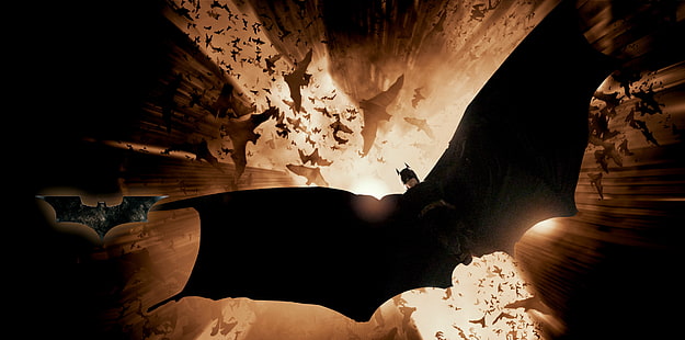 Fond d'écran Batman, Batman, Début, Christian Bale, Batman Begins, Bruce Wayne, Fond d'écran HD HD wallpaper