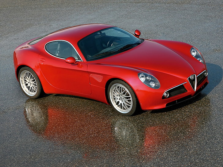 Alfa Romeo 8C Competizione, alfa romeo 8c comp hr_manu, car, HD wallpaper