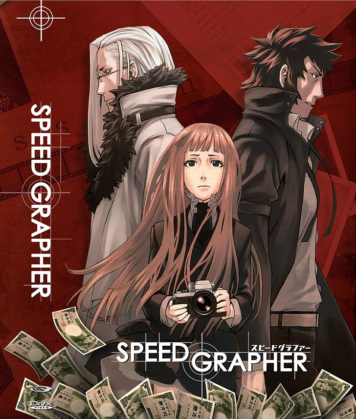 Speed ​​Grapher, Tennouzu Kagura, Tatsumi Saiga, Chouji Suitengu, Sfondo HD, sfondo telefono