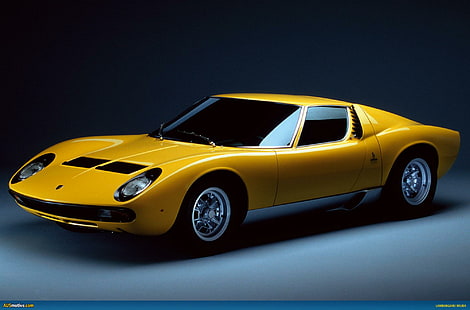 Miura Side Front View, Lamborghini, Klassiker, Autos, HD-Hintergrundbild HD wallpaper
