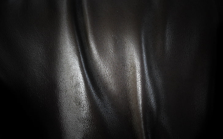 черен текстил, блясък, кожа, HD тапет