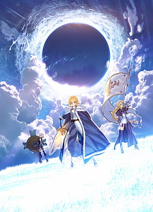 Fate Grand Order тапет, Fate Series, Sabre, Fate / Grand Order, аниме момичета, аниме, HD тапет HD wallpaper