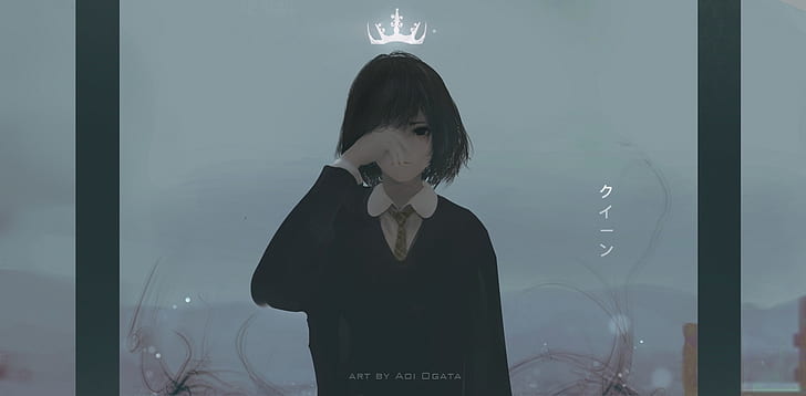 gadis anime, anime, karakter asli, Aoi Ogata, Wallpaper HD