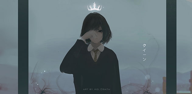 gadis anime, anime, karakter asli, Aoi Ogata, Wallpaper HD HD wallpaper