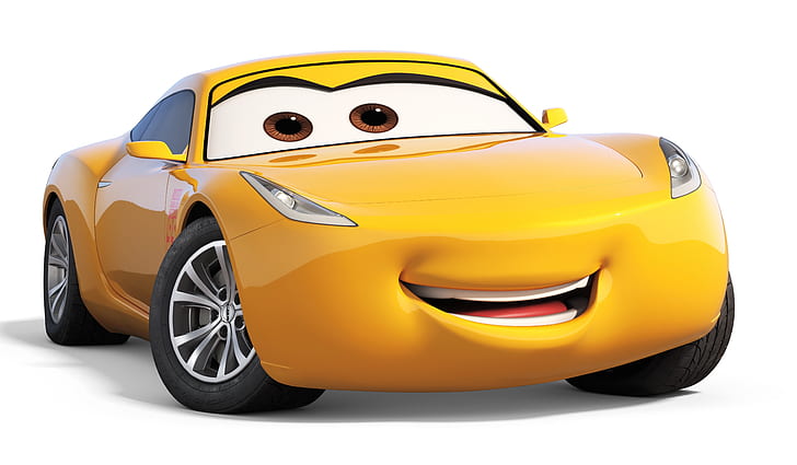 car, Disney, Pixar, Cars, yellow, animated film, animated movie, Cars 3, HD wallpaper