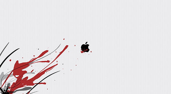 Apple, абстрактный фон, логотип Apple, компьютеры, Mac, Apple, абстрактный, фон, HD обои HD wallpaper