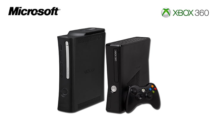 Xbox 360, Microsoft, konsole, gry wideo, proste tło, Tapety HD