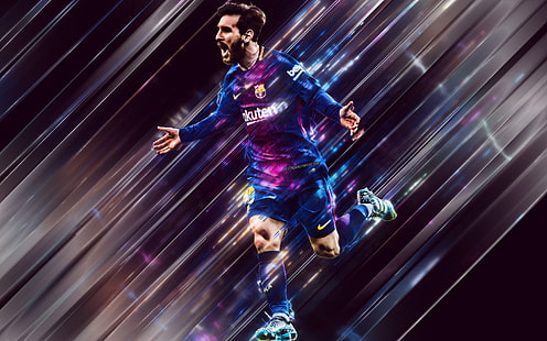 Futbol, ​​Lionel Messi, Arjantinli, FC Barcelona, HD masaüstü duvar kağıdı HD wallpaper