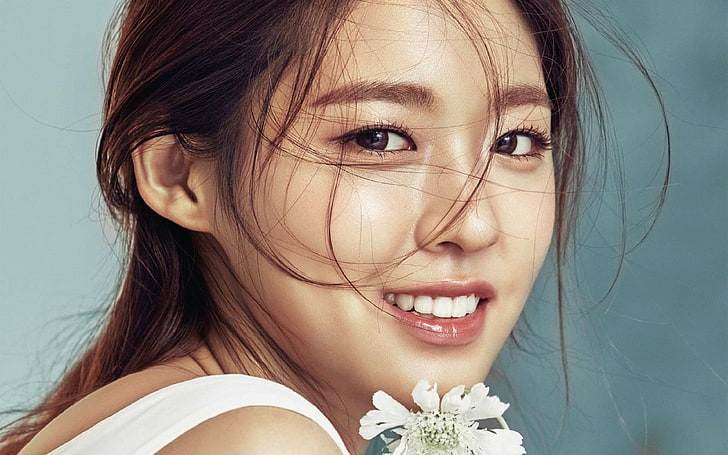 sulhyun, kpop, aoa, flower, girl, HD wallpaper