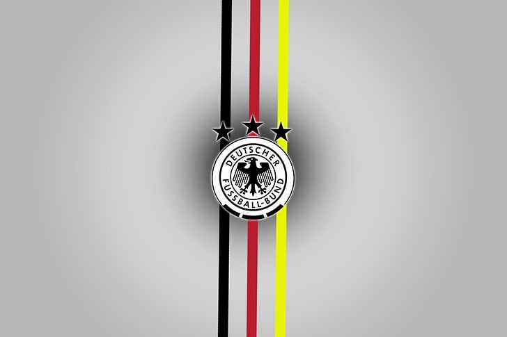 Deutscher Fussball Buno logo, Germany, soccer, logo, text, HD wallpaper