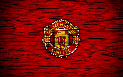 Fotboll, Manchester United F.C., logotyp, HD tapet HD wallpaper