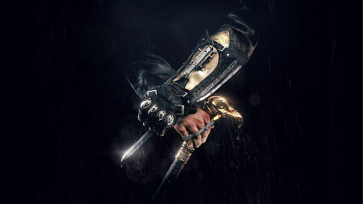 Fondo de pantalla digital de Assassin's Creed Jacob Frye, Jacob Frye, Assassin's Creed Syndicate, cuchillas ocultas, Assassin's Creed, Fondo de pantalla HD
