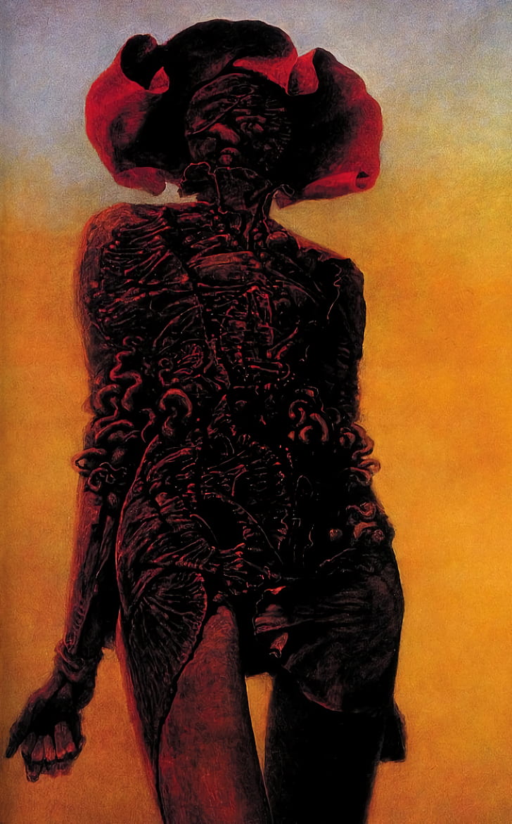 Zdzisław Beksiński, oeuvre d'art, Fond d'écran HD, fond d'écran de téléphone