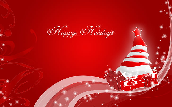 Happy Holidays Christmas, christmas, happy, holidays, HD wallpaper
