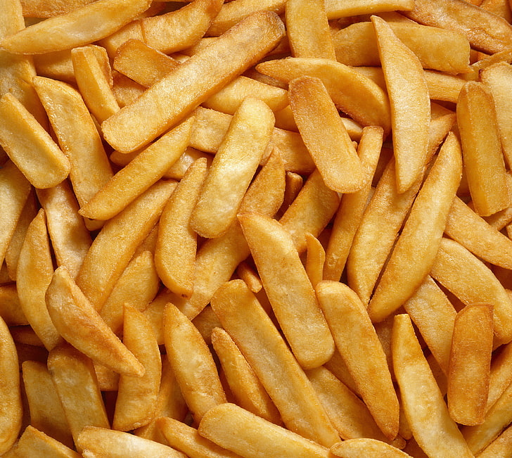 bunch of fries, French fries, HD wallpaper