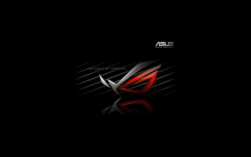 Лого на Asus ROG, ASUS, линия за игри, HD тапет HD wallpaper