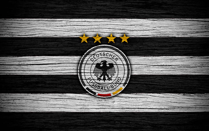 Футбол, Германия Национален отбор по футбол, емблема, Германия, лого, HD тапет