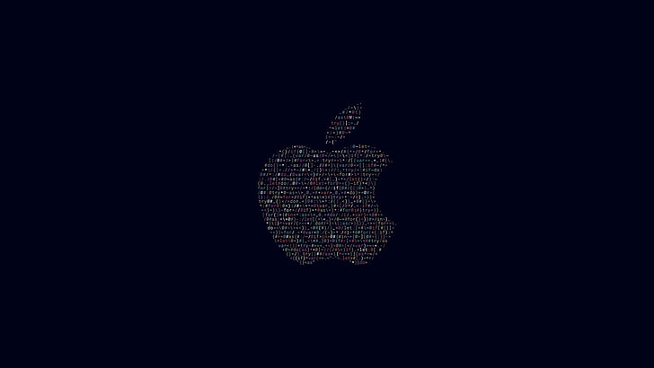 Apple Inc Latar Belakang Biru Coding Wallpaper Hd Wallpaperbetter