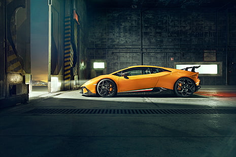 Novitec, 4K, 2018, Lamborghini Huracan Performante, วอลล์เปเปอร์ HD HD wallpaper