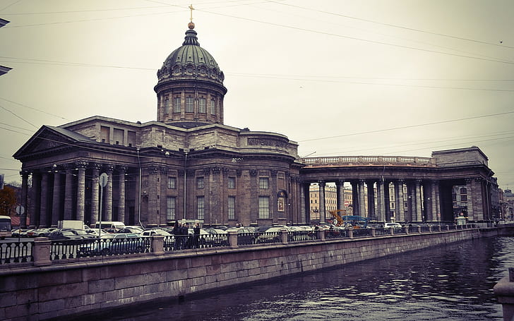 edifício, São Petersburgo, HD papel de parede