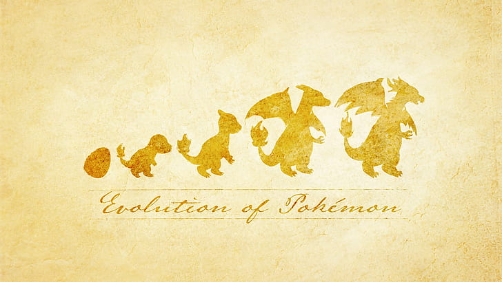 Evolution of Pokemon wallpaper, Pokémon, HD wallpaper