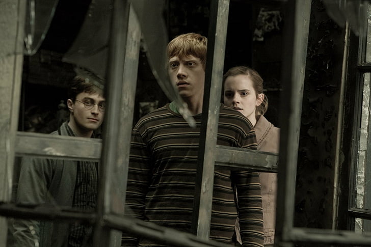 Harry Potter, Harry Potter et le Prince de sang-mêlé, Hermione Granger, Ron Weasley, Fond d'écran HD
