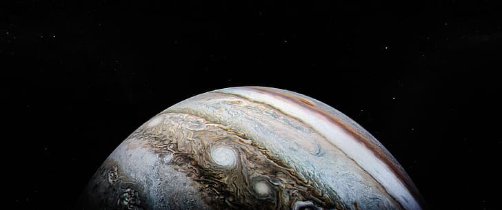 ultrawide, Jupiter, space, HD wallpaper