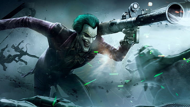 Fond d'écran de DC The Joker, Joker, jeux vidéo, Injustice Dieu parmi nous, Fond d'écran HD