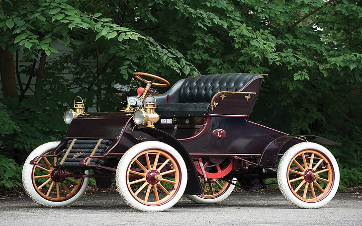 1903 г. Кадилак, кола, реколта, превозно средство, олдтаймер, HD тапет