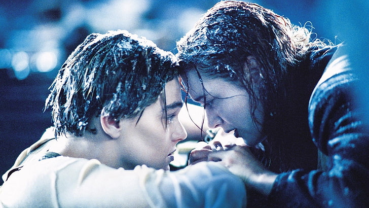 Titanic, Love, Death, Cold, Water, Frost, Bye, Farewell, Goodbuy, Leonardo dicaprio, Kate winslet, HD wallpaper