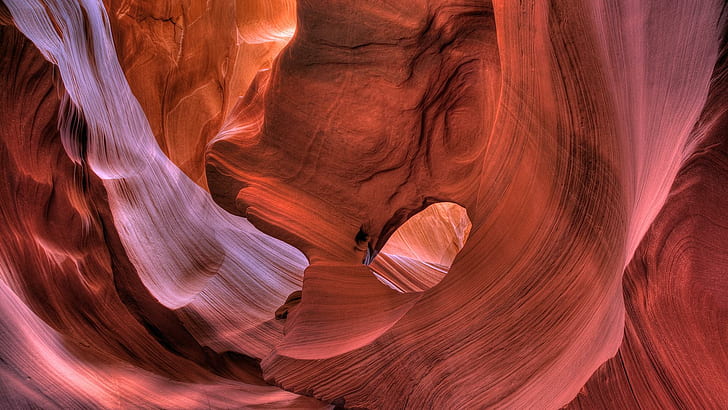 Navajo L Canyon, natura, deserto, canyon, 3d ed estratto, Sfondo HD