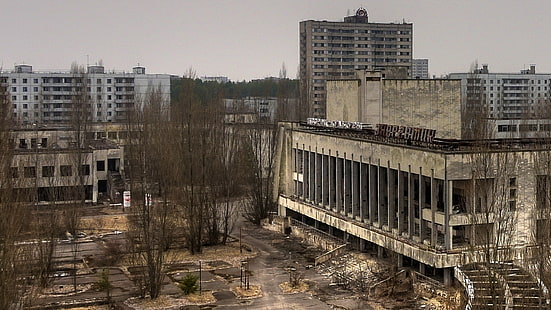 Apocalyptic, Abandoned, Destruction, Chernobyl, Pripyat, apocalyptic, abandoned, destruction, chernobyl, pripyat, HD wallpaper HD wallpaper