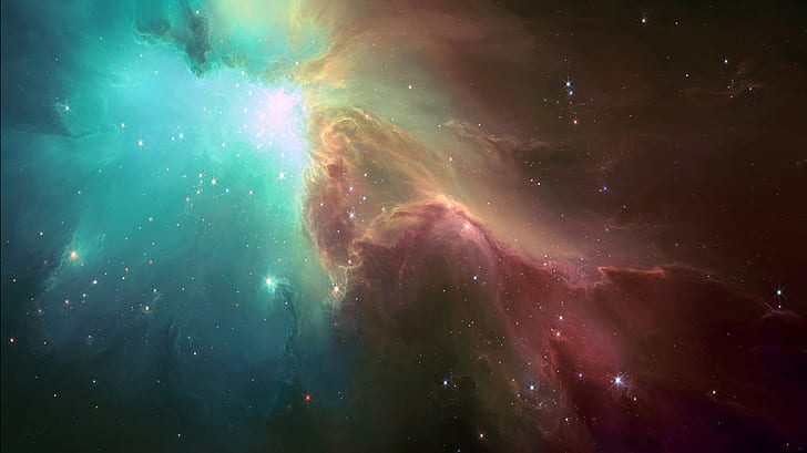 ruang, nebula, alam semesta, galaksi, Wallpaper HD