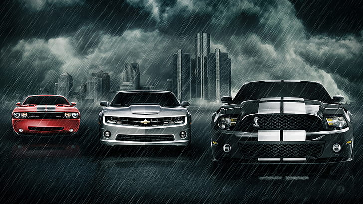 Muscle Cars, cars, muscle, HD wallpaper