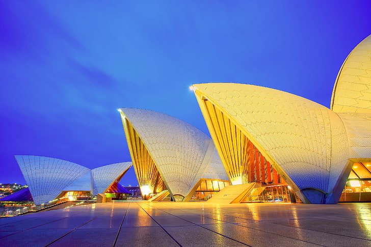4K, Сиднейский оперный театр, Австралия, HD обои