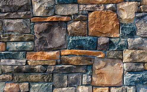 стена, камни, узор, Другое, HD обои HD wallpaper