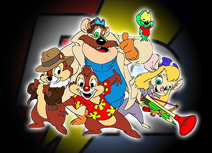 TV-show, Chip 'n Dale: Rescue Rangers, Chip And Dale, HD tapet HD wallpaper