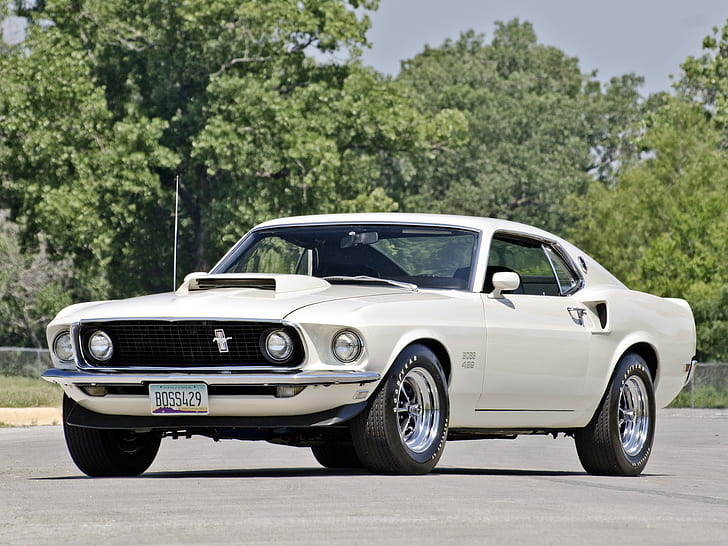 1969, 429, szef, klasyczny, ford, muscle, mustang, Tapety HD