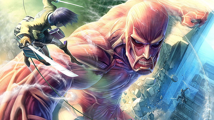 Angriff auf Titan Wallpaper, Anime, Shingeki no Kyojin, Eren Jeager, HD-Hintergrundbild