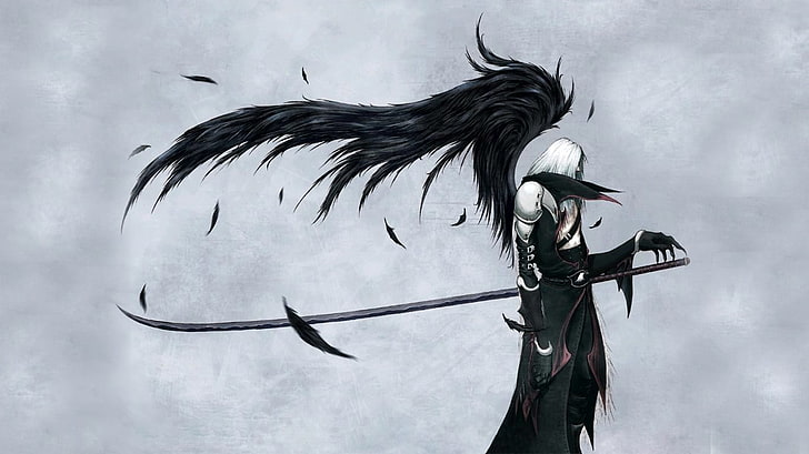 karakter anime pria, Final Fantasy VII, Sephiroth, video game, Wallpaper HD