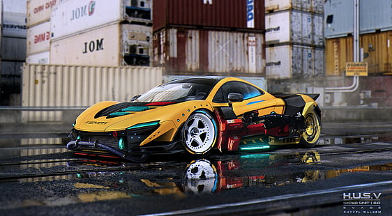 Khyzyl Saleem, Auto, McLaren P1, Haltung, futuristisch, McLaren, HD-Hintergrundbild HD wallpaper