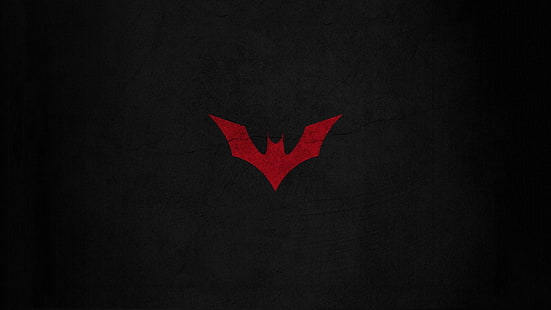 rotes Batman-Logo, Batman-Logo, DC-Comics, HD-Hintergrundbild HD wallpaper