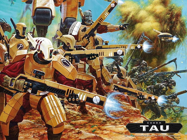 Codex Tau Tapete, Warhammer, HD-Hintergrundbild