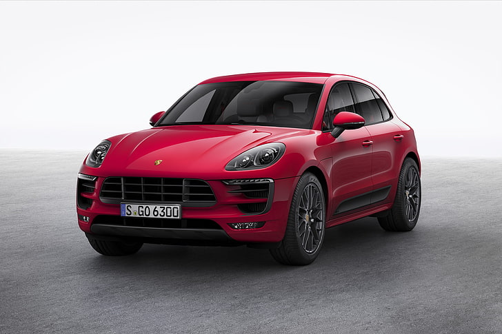 Porsche Macan GTS, concept, rouge, Fond d'écran HD