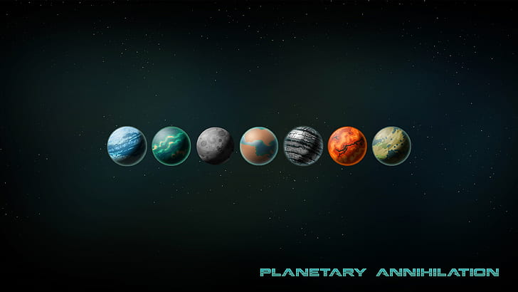 action, annihilation, planetary, real time, sci fi, strategy, war, HD wallpaper