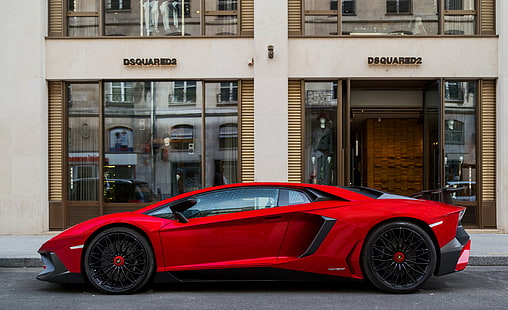 red Lamborghini sports coupe, red, sports coupe, Cars, supercars, supercar, exotic, spotting, spotted, streetcars, sportscars, photography, canon  •6D, super  •car, sportscar, spot, awesome, flickr, voiture, lamborghini  aventador, sv, car, sports Car, luxury, land Vehicle, transportation, modern, HD wallpaper HD wallpaper