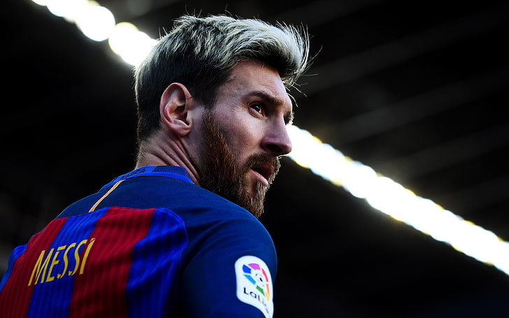 Lionel Messi 2018 Spanien Barcelona Fußballverein, HD-Hintergrundbild