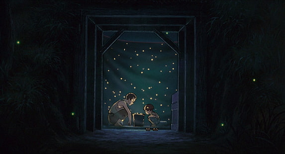 Grave of Fireflies wallpaper, Studio Ghibli, anime, Grave of the Fireflies, HD wallpaper HD wallpaper