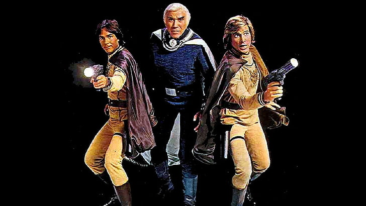 Battlestar Galactica, Battlestar Galactica (1978), Apollo (Battlestar Galactica), 사령관 Adama, 중령 스타벅, HD 배경 화면